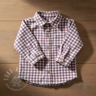Pamuk FLANNEL Check mauve