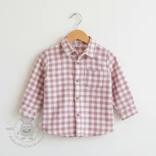 Pamuk FLANNEL Check light pink