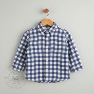 Pamuk FLANNEL Check blue