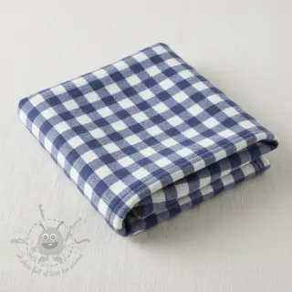 Pamuk FLANNEL Check blue