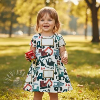 Pamuk Vehicles off white digital print