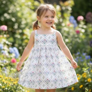 Pamuk Flowers Tara off white design A digital print