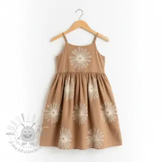Pamuk EMBROIDERY Flowie cinnamon