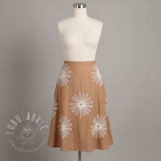 Pamuk EMBROIDERY Flowie cinnamon