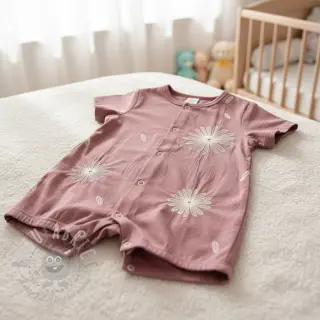 Pamuk EMBROIDERY Flowie mauve