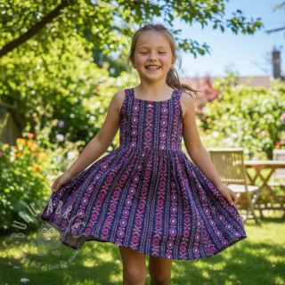 Pamuk Motiv pruge tamnoplava digitalni tisak