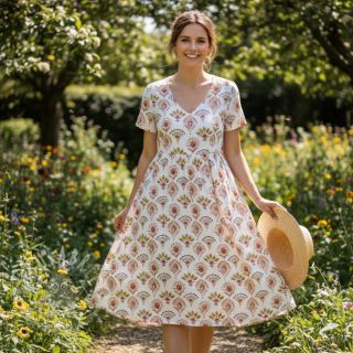 Pamuk Motiv bijela digitalni tisak