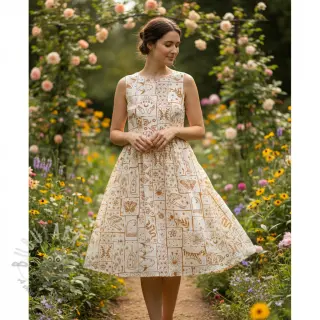Pamuk Boho bijela