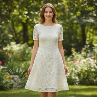 Pamuk EMBROIDERY Blanchette dizajn A