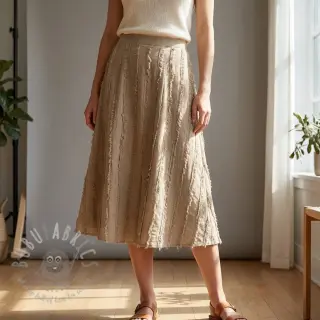 Pamuk s lanom Vintage Fringe Stripe naturals