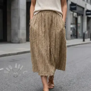 Pamuk s lanom Vintage Fringe Stripe naturals