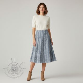 Pamuk s lanom Vintage Fringe Stripe blue