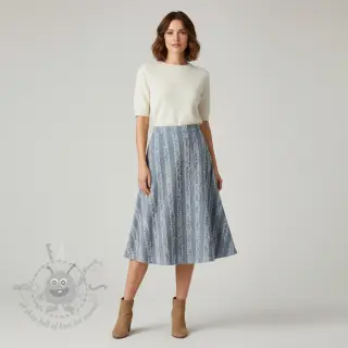 Pamuk s lanom Vintage Fringe Stripe blue
