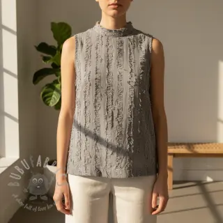 Pamuk s lanom Vintage Fringe Stripe grey