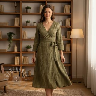 Pamuk s lanom Vintage Fringe Stripe army