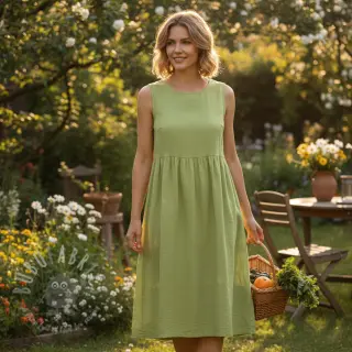 Pamuk WASHED old lime