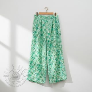 Pamuk EMBROIDERY Viola green digital print