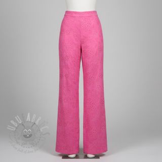 Pamuk VOILE EMBROIDERY Vintage fuchsia