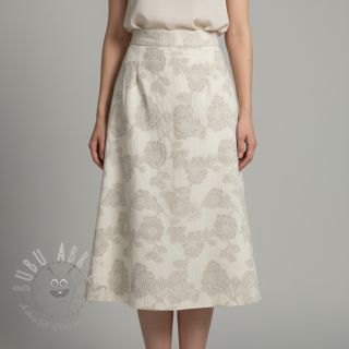 Pamuk s lanom JACQUARD Peony flowers