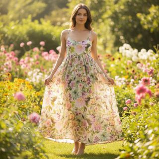 Pamuk VOILE Fresh morning digital print