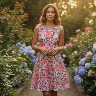 Pamuk Expession flowers digital print