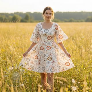 Pamuk Safari animals ecru