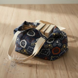 Pamuk Safari animals navy