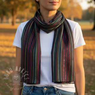 Pamuk LUREX stripes navy