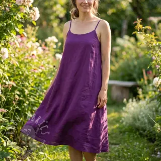 Pamuk s lanom purple