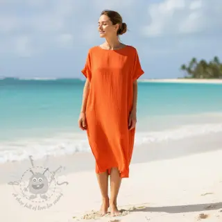 Pamuk s lanom orange