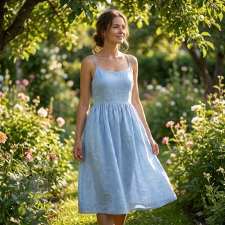 Pamuk s lanom light blue