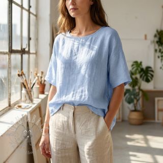 Pamuk s lanom light blue