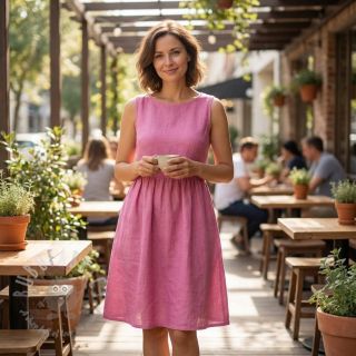 Pamuk s lanom dark pink