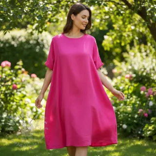 Pamuk s lanom fuchsia