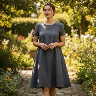 Pamuk s lanom dark grey