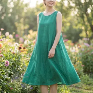 Pamuk s lanom apple green
