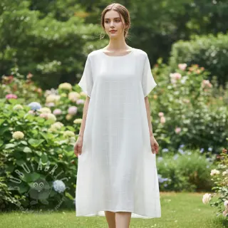 Pamuk EMBROIDERY DOBBY Square white