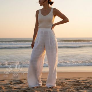 Pamuk EMBROIDERY DOBBY Square white