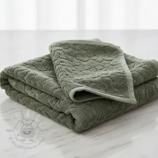 Frotir Animal skin dark green