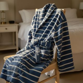 Frotir YARN DYED Stripe BIG light blue