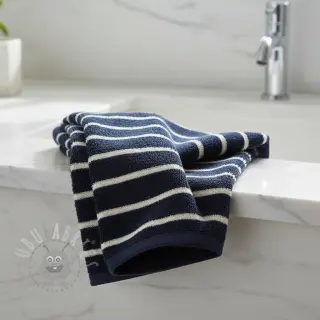 Frotir YARN DYED Stripe BIG dark blue