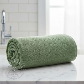 Elastični frotir old green