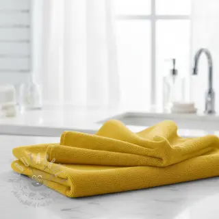Elastični frotir light yellow
