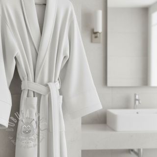 Elastični frotir white