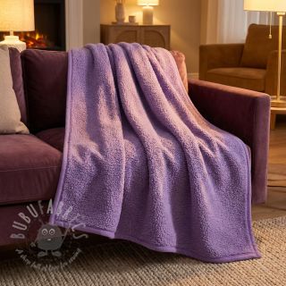 Fleece TEDDY DOUBLE SIDED lilac