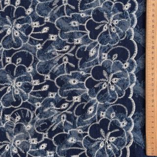 JEANS DENIM EMBROIDERY Fera design C