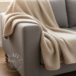 Fleece TEDDY DOUBLE SIDED beige