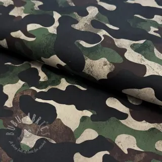 Pamuk Camouflage green digital print