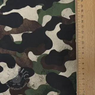 Pamuk Camouflage green digital print