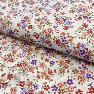 Pamuk Simie flowers offwhite digital print